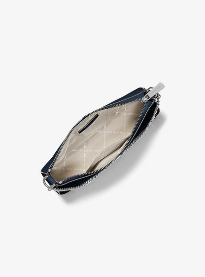 Jet Set Medium Saffiano Leather Crossbody Bag Navy Navy