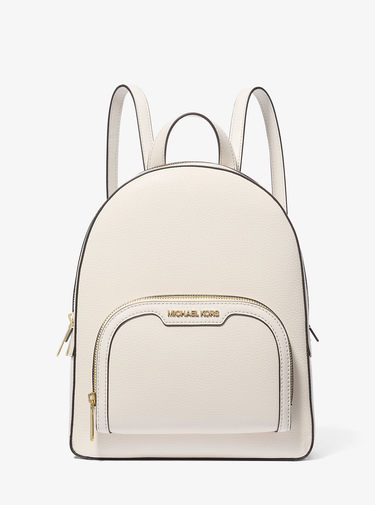 Jaycee Medium Pebbled Leather Backpack Lt Cream Lt Cream