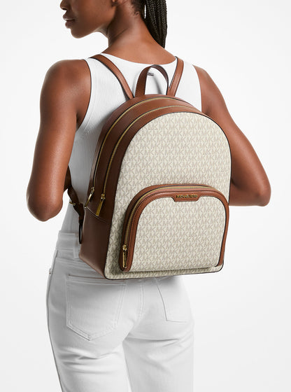 Jaycee Large Logo Backpack Vanilla Vanilla