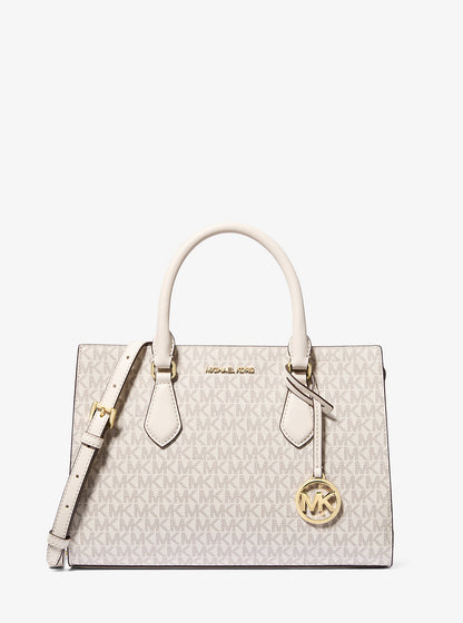 Sheila Medium Logo Satchel Lt Crm Multi Lt Crm Multi