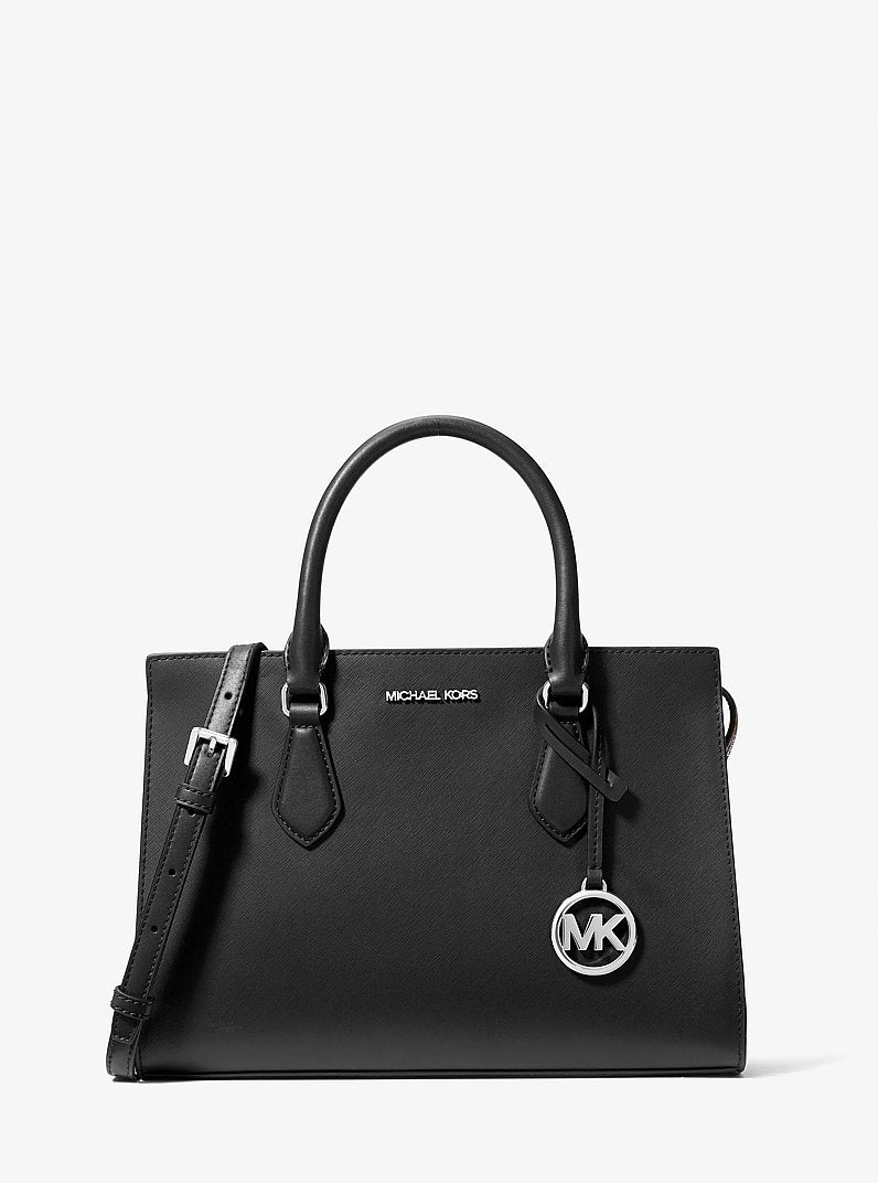 Sheila Medium Satchel Black Black
