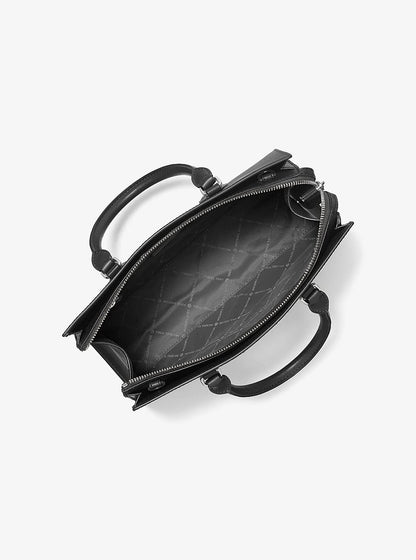 Sheila Medium Satchel Black Black