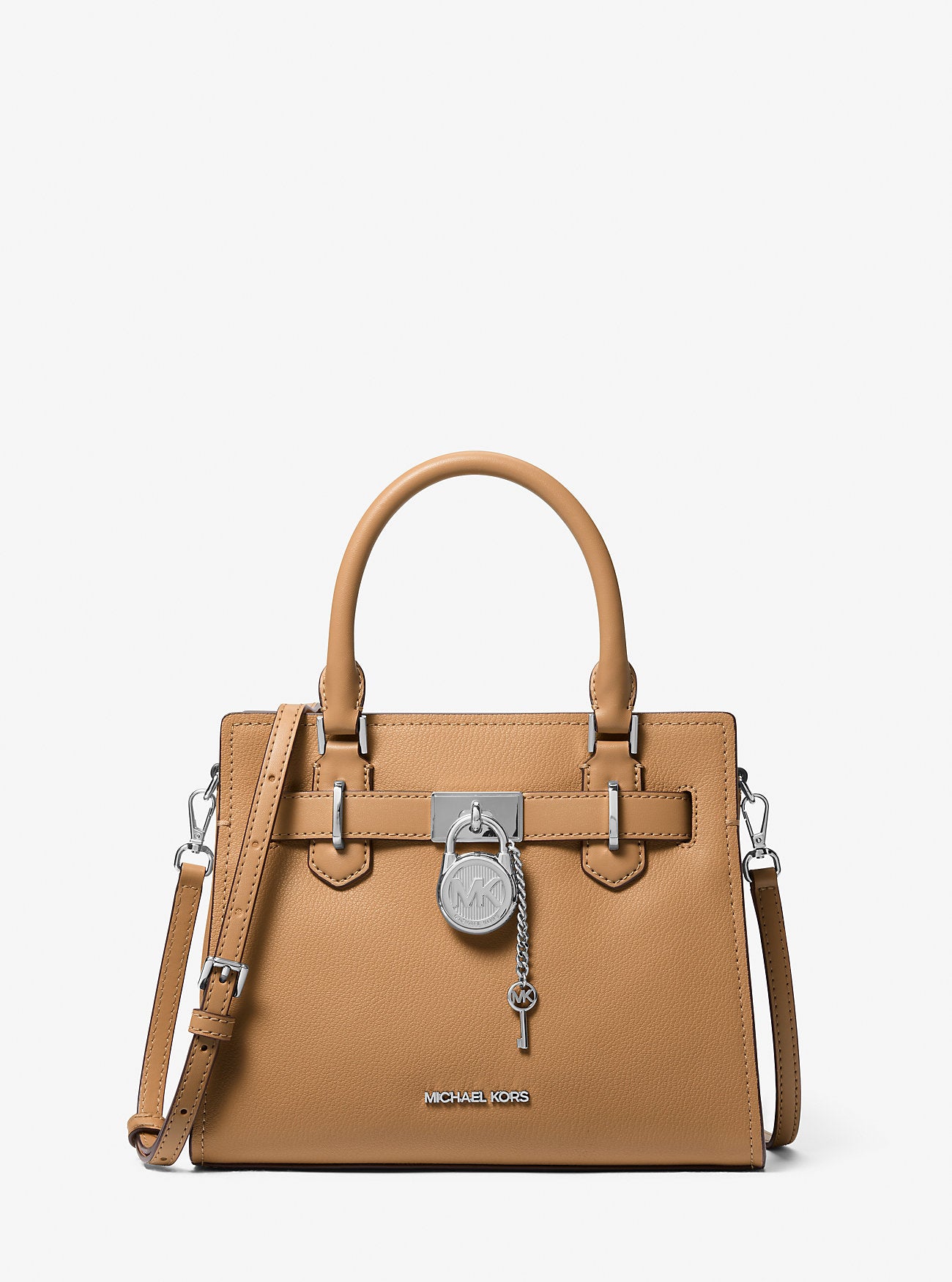 Hamilton Small Leather Satchel Peanut Peanut