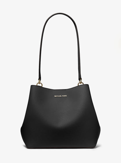 Pratt Medium Shoulder Bag Black Black