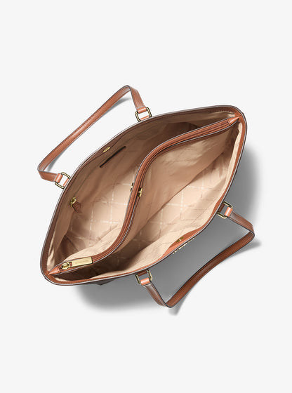 Sheila Large Signature Logo Tote Bag Brown Brown