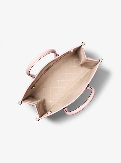 Mirella Medium Ombr Logo Tote Bag Powder Blush