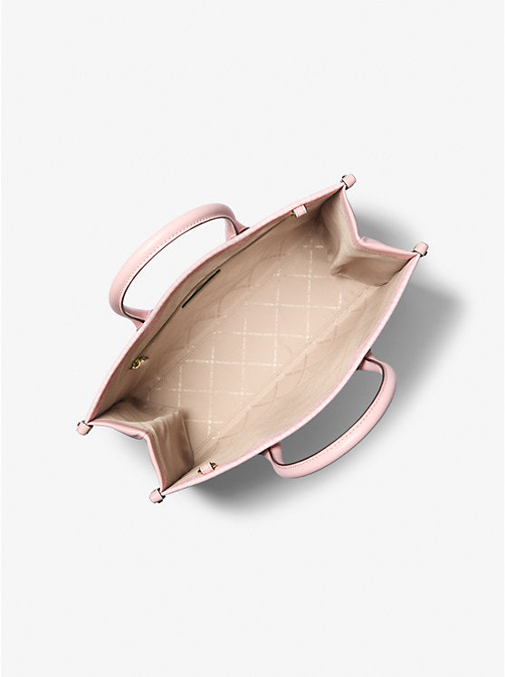Mirella Medium Ombr Logo Tote Bag Powder Blush