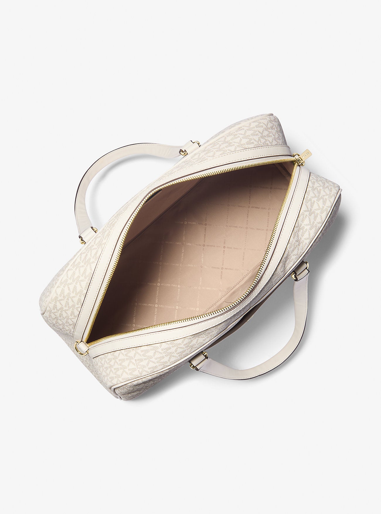 Jet Set Travel Extra-Large Signature Logo Weekender Bag Lt Crm Multi Lt Crm Multi