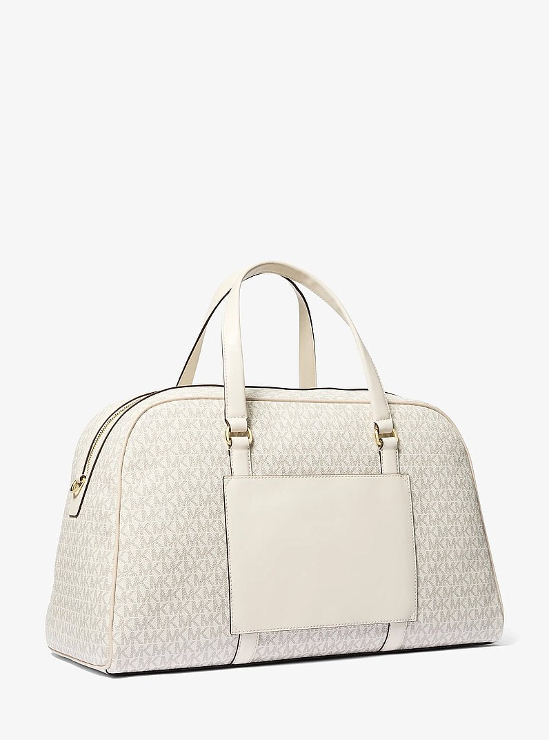 Jet Set Travel Extra-Large Signature Logo Weekender Bag Lt Crm Multi Lt Crm Multi