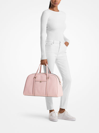 Jet Set Travel Extra-Large Signature Logo Weekender Bag Lt Powder Blush Lt Powder Blush