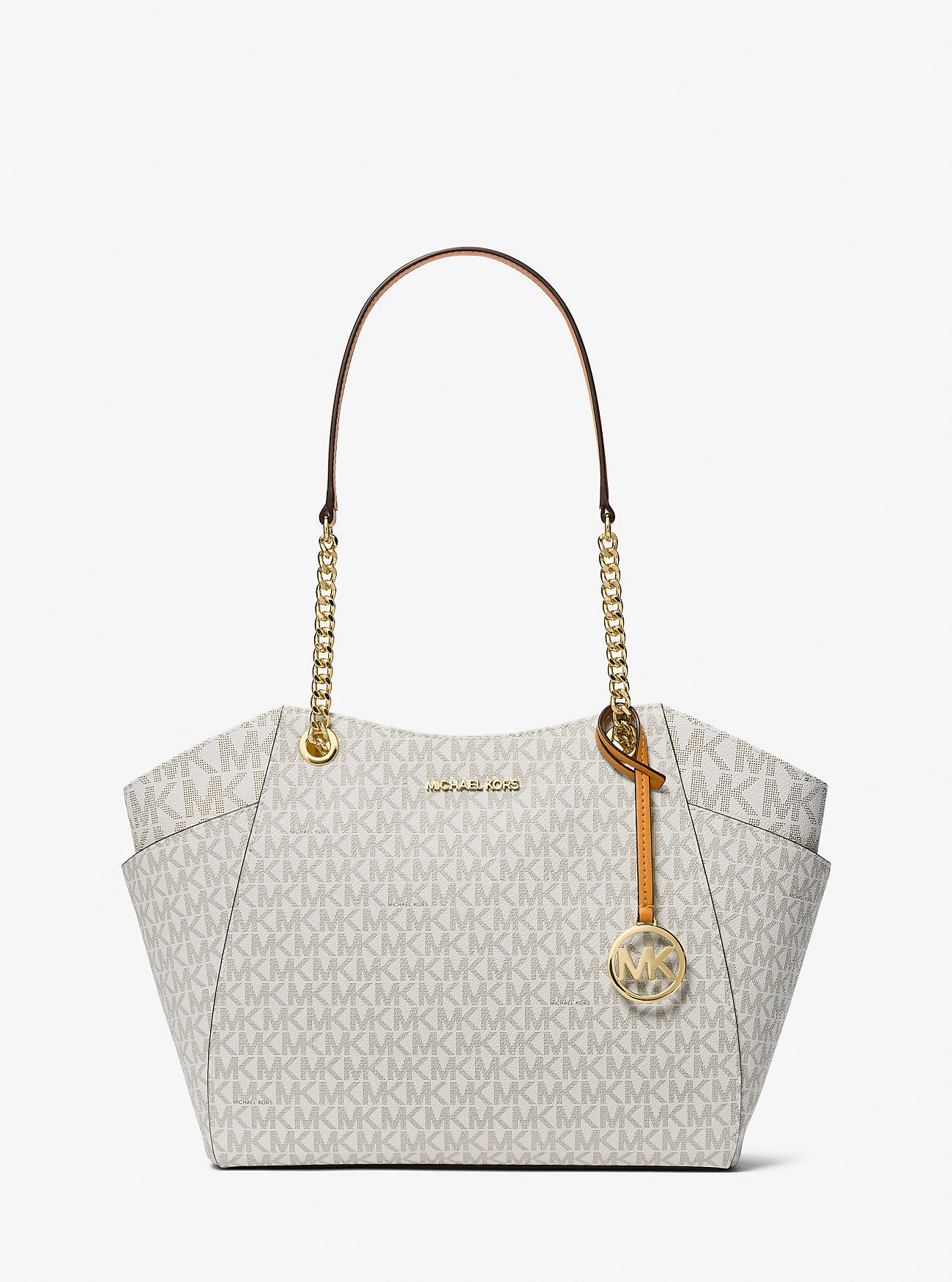 Jet Set Large Signature Logo Shoulder Bag Rad Ornge Ml Rad Ornge Ml