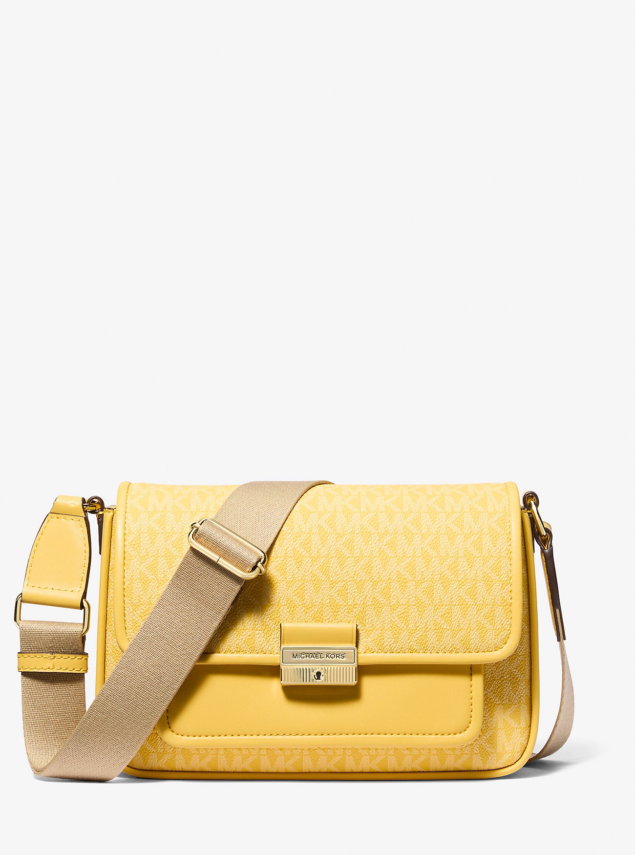 Bradshaw Medium Signature Logo Messenger Bag Daisy Yellow Daisy Yellow