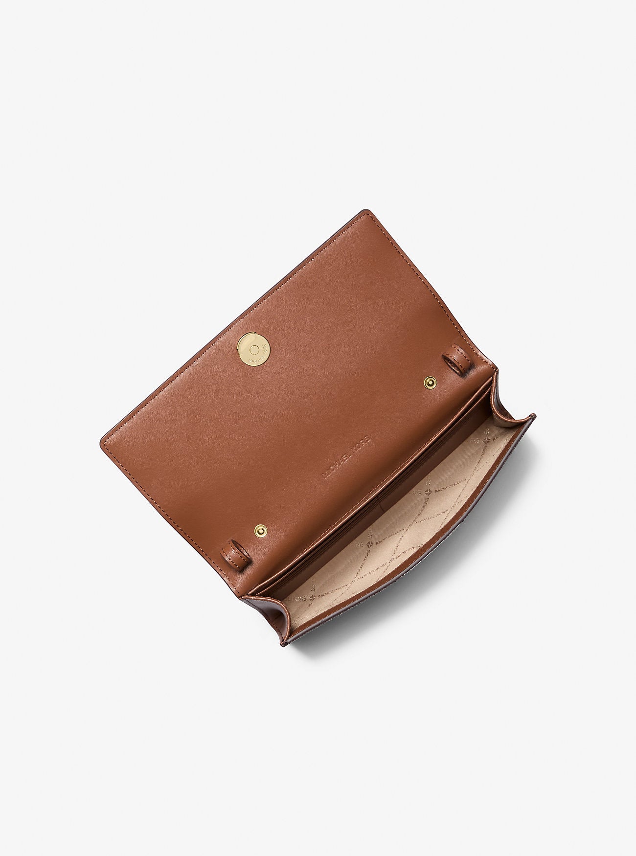 Carson Large Signature Logo Convertible Crossbody Bag Brown Brown