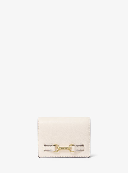 Carson Small Pebbled Leather Wallet Lt Cream Lt Cream
