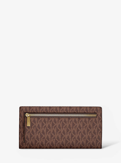 Carson Large Signature Logo Wallet Brown Brown