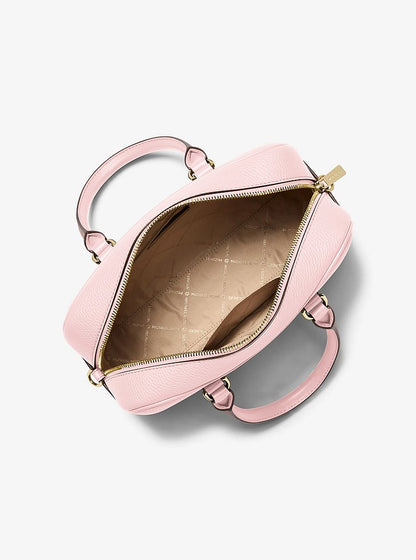 Thompson Pebbled Leather Satchel Powder Blush Powder Blush