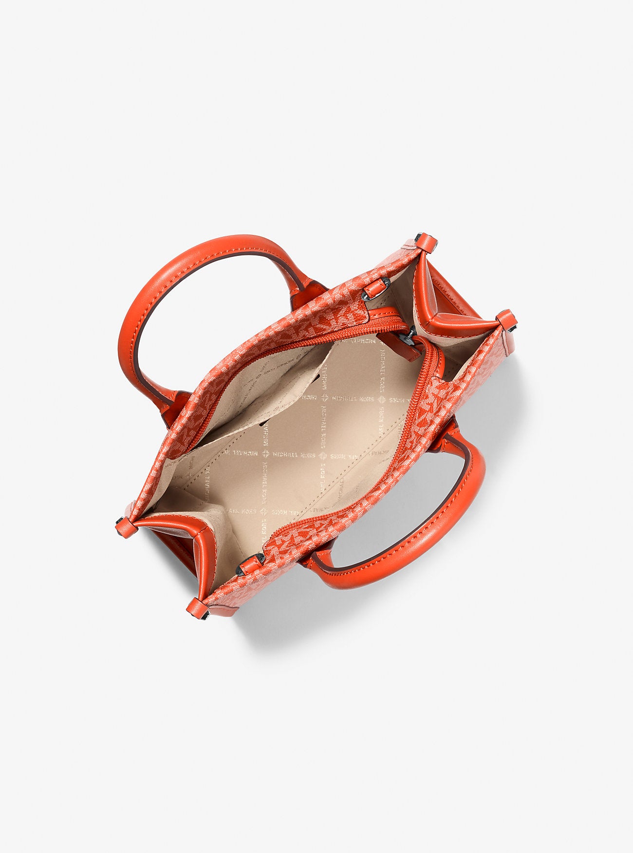 Mirella Small Ombre Signature Logo Crossbody Bag Red Clay Red Clay