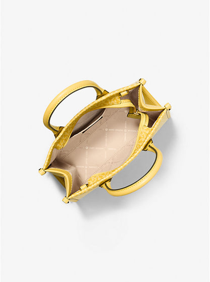 Mirella Small Ombr Signature Logo Crossbody Bag Red Clay