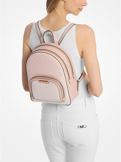 Jaycee Medium Ombr Signature Logo Backpack Powder Blush