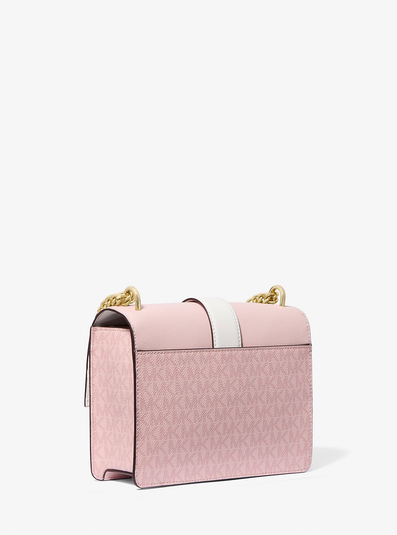 Greenwich Small Color-Block Signature Logo Crossbody Bag Pwd Blsh Mlt Pwd Blsh Mlt