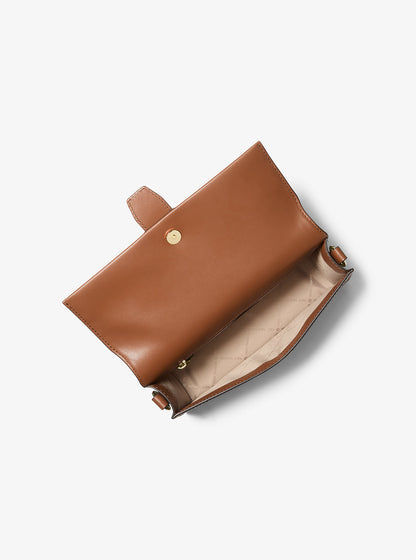 Greenwich Medium Saffiano Leather Shoulder Bag Luggage Luggage