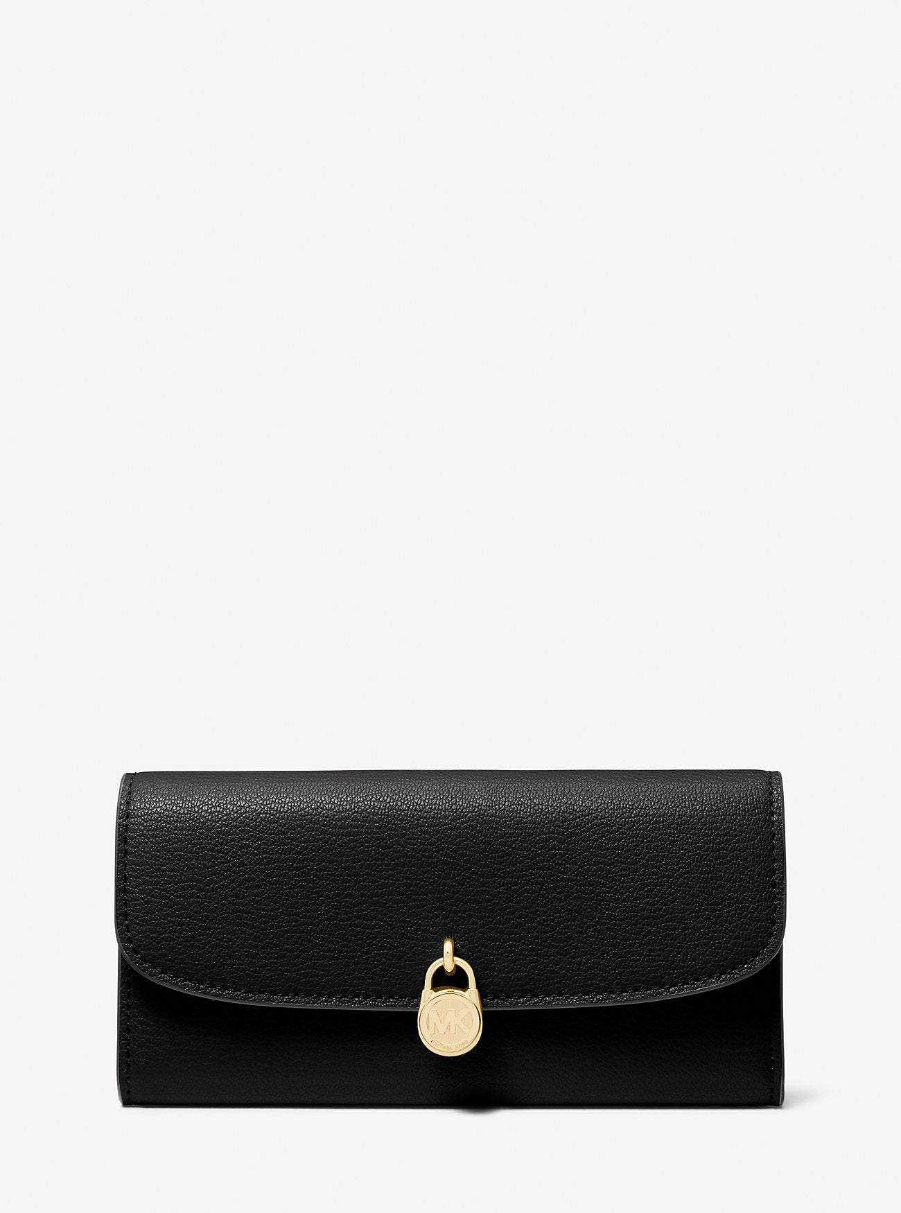 Hamilton Large Leather Continental Wallet Black Black