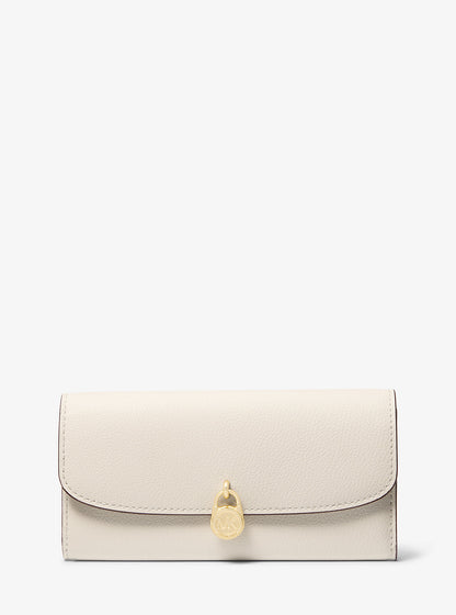 Hamilton Large Leather Continental Wallet Lt Cream Lt Cream