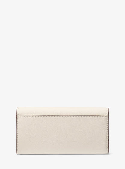 Hamilton Large Leather Continental Wallet Lt Cream Lt Cream