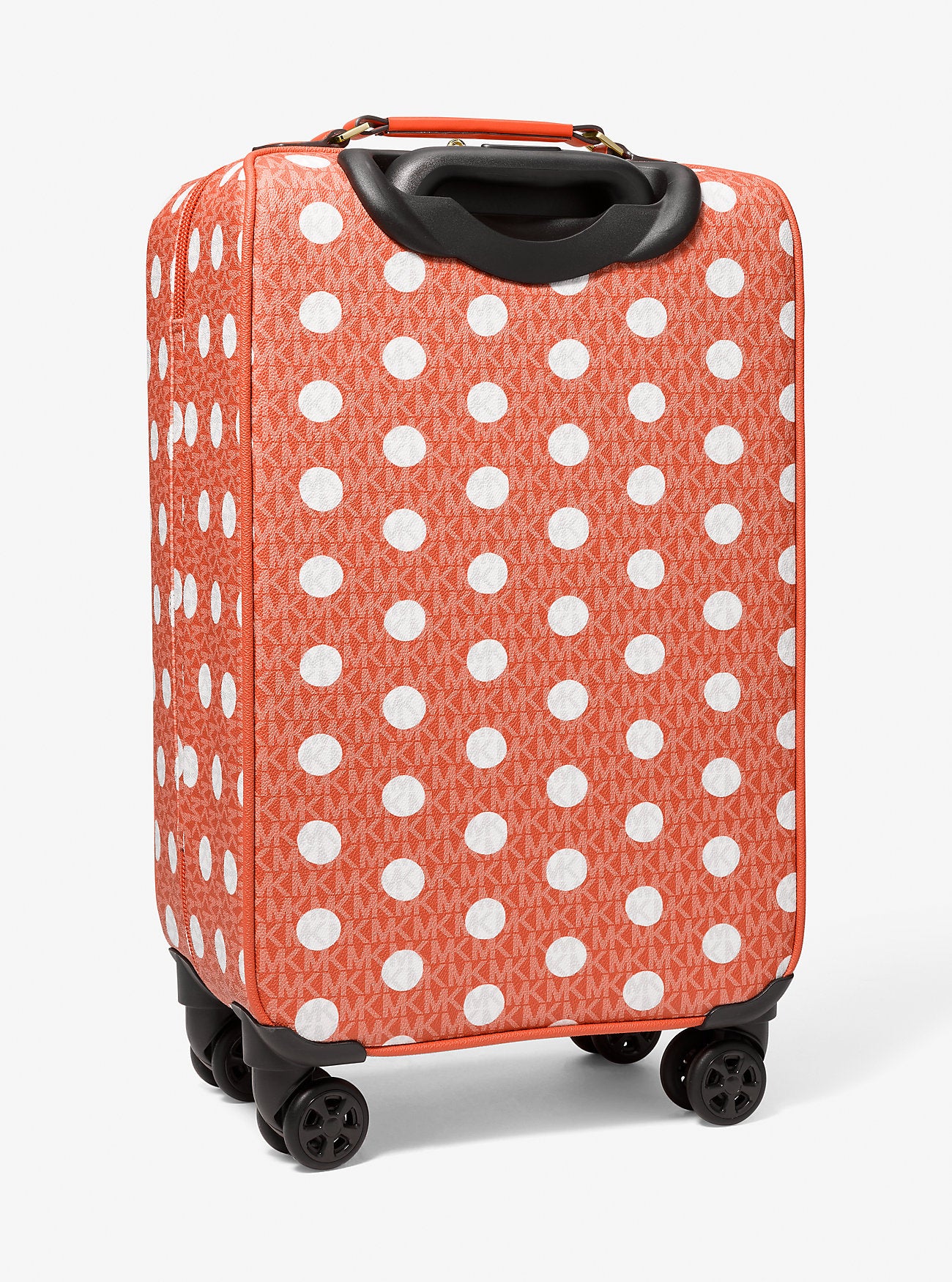 Small Polka Dot Signature Logo Suitcase Red Clay Red Clay
