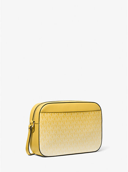 Jet Set Large Ombr Signature Logo Crossbody Bag Daisy Yellow