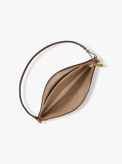 Jet Set Small Pebbled Leather Convertible Wristlet Luggage Luggage