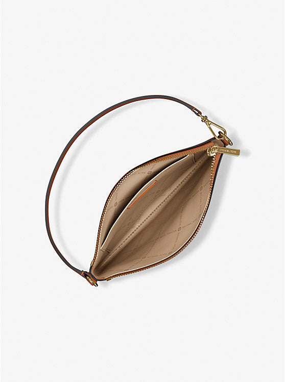 Jet Set Small Pebbled Leather Convertible Wristlet Luggage