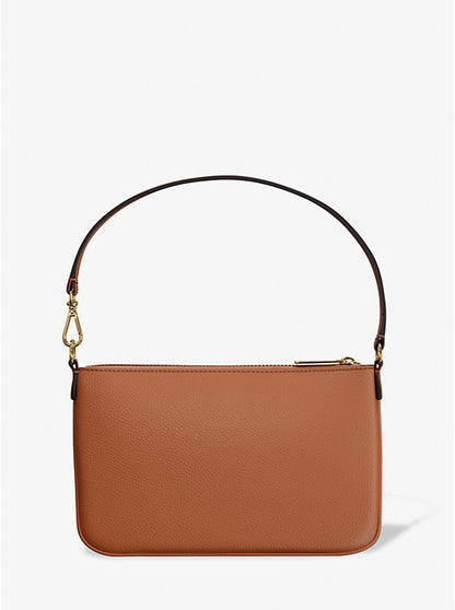 Jet Set Small Pebbled Leather Convertible Wristlet Luggage