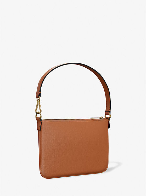 Jet Set Small Pebbled Leather Convertible Wristlet Luggage