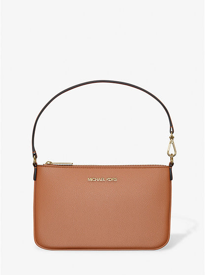 Jet Set Small Pebbled Leather Convertible Wristlet Luggage