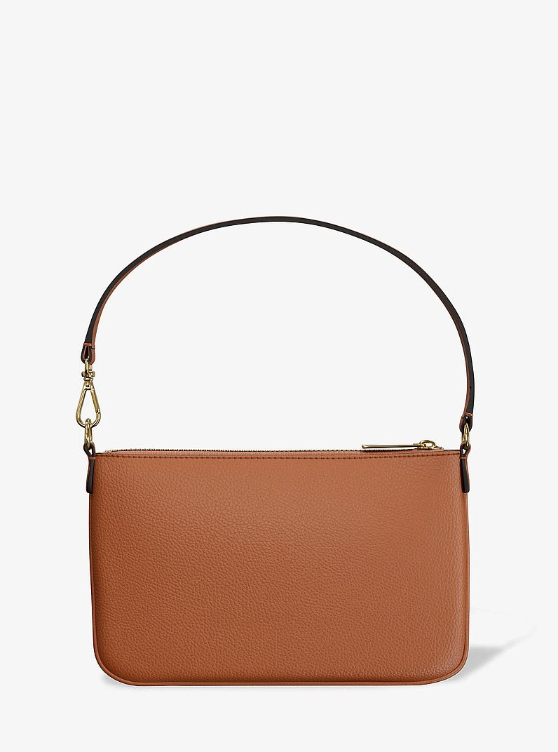 Jet Set Small Pebbled Leather Convertible Wristlet Luggage Luggage