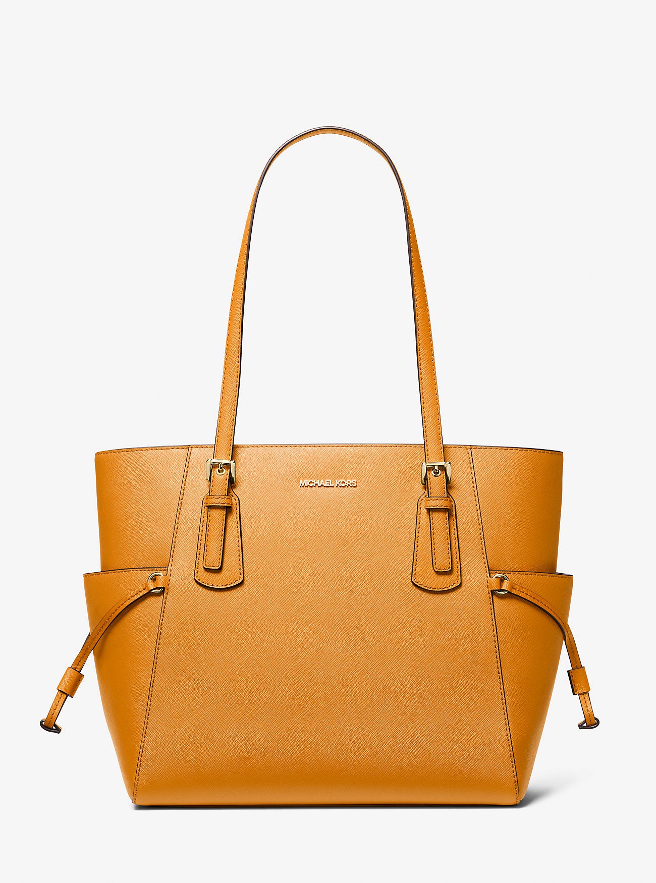 Voyager Large Saffiano Leather Tote Bag Pop Orange Pop Orange