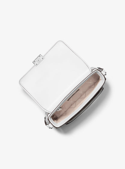 Bradshaw Medium Signature Logo Messenger Bag Optic White Optic White