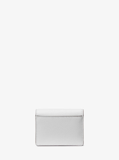 Carson Small Pebbled Leather Wallet Optic White Optic White
