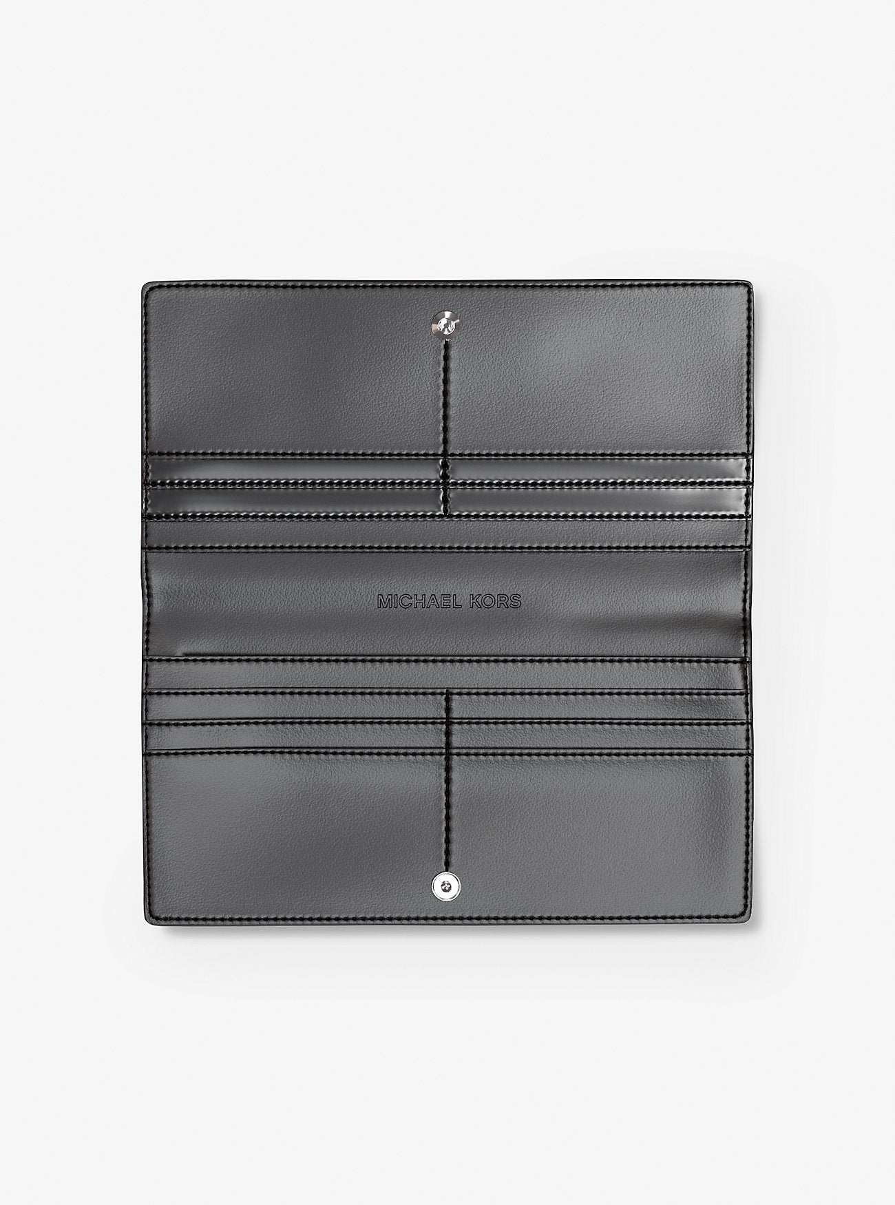 Carson Large Signature Logo Wallet Black Black