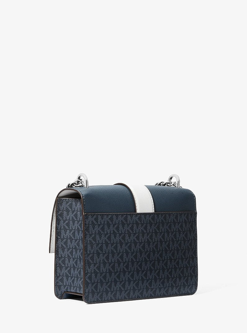Greenwich Small Color-Block Signature Logo Crossbody Bag Admirl Multi Admirl Multi