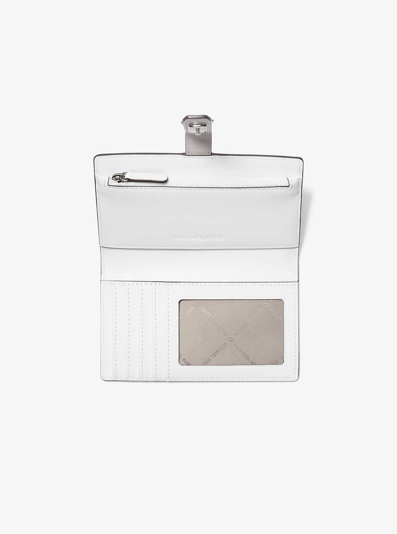 Greenwich Medium Signature Logo Wallet Optic White Optic White