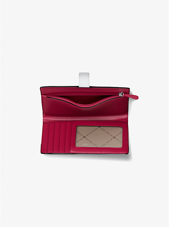 Greenwich Medium Signature Logo Wallet Dark Raspberry Multi