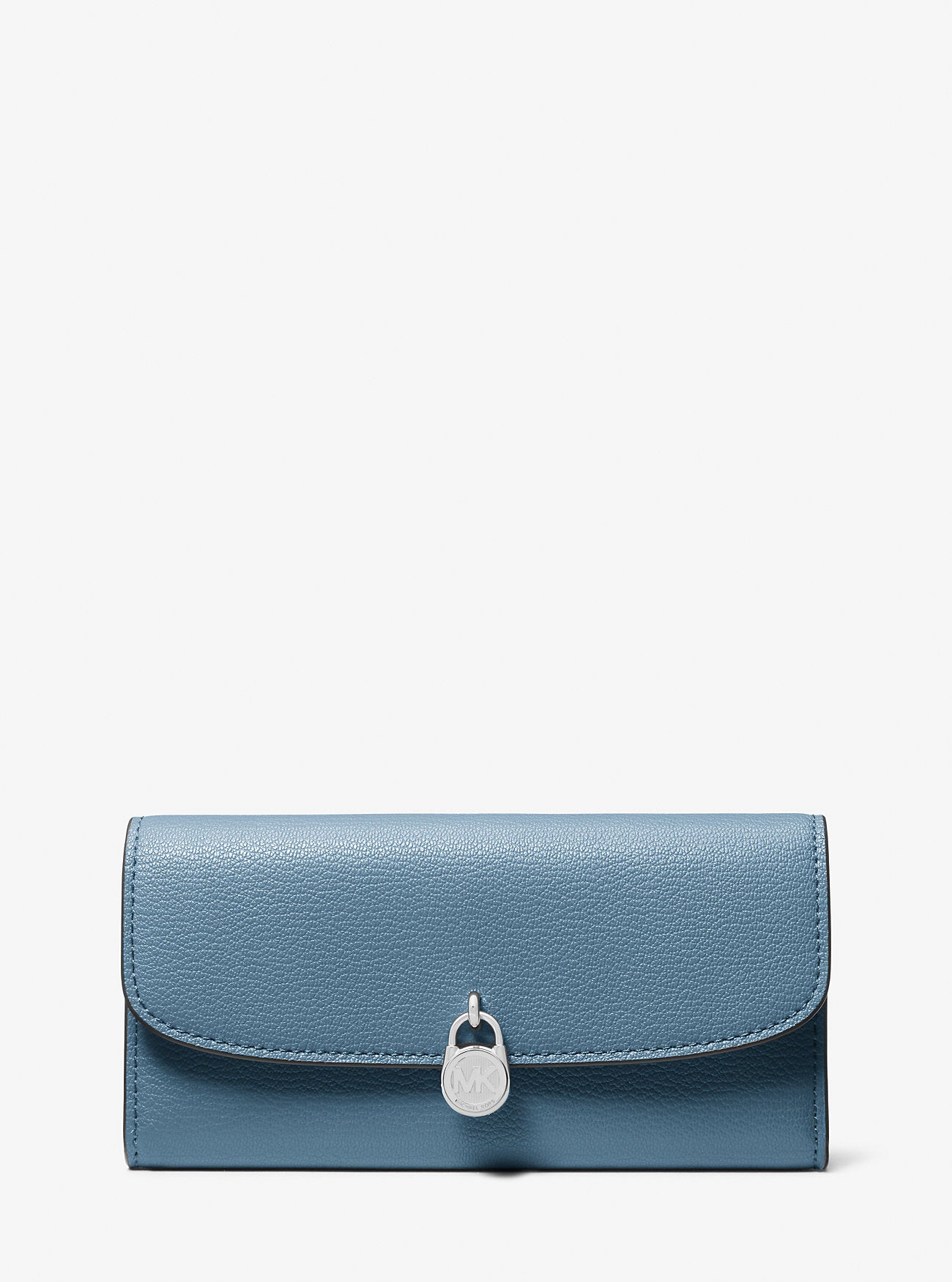 Hamilton Large Leather Continental Wallet Cornflower Cornflower