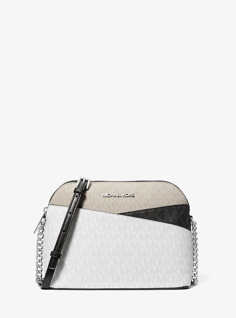 Jet Set Travel Color-Block Signature Logo Crossbody Bag Opwht Multi Opwht Multi