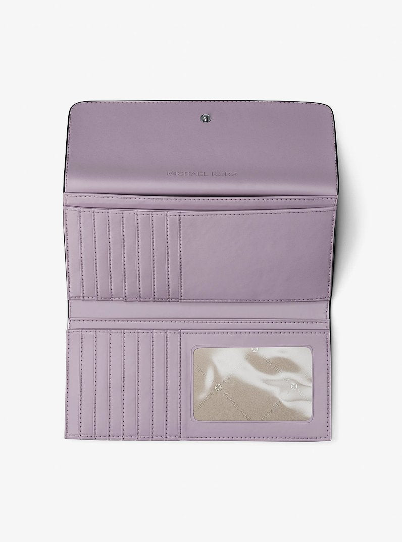 Jet Set Travel Signature Logo Tri-Fold Wallet Lilac Lilac