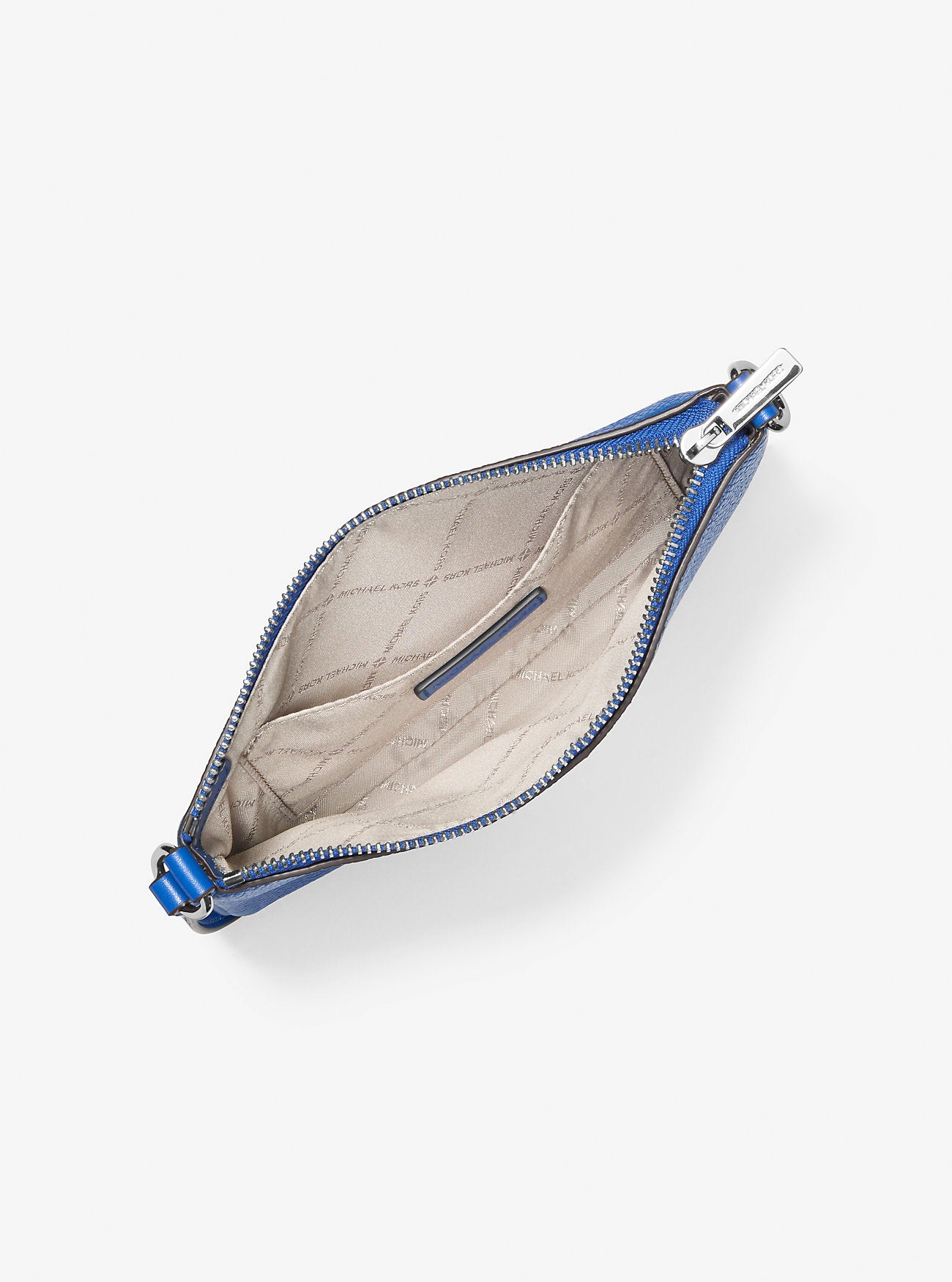 Jet Set Small Pebbled Leather Convertible Wristlet Galaxy Blue Galaxy Blue