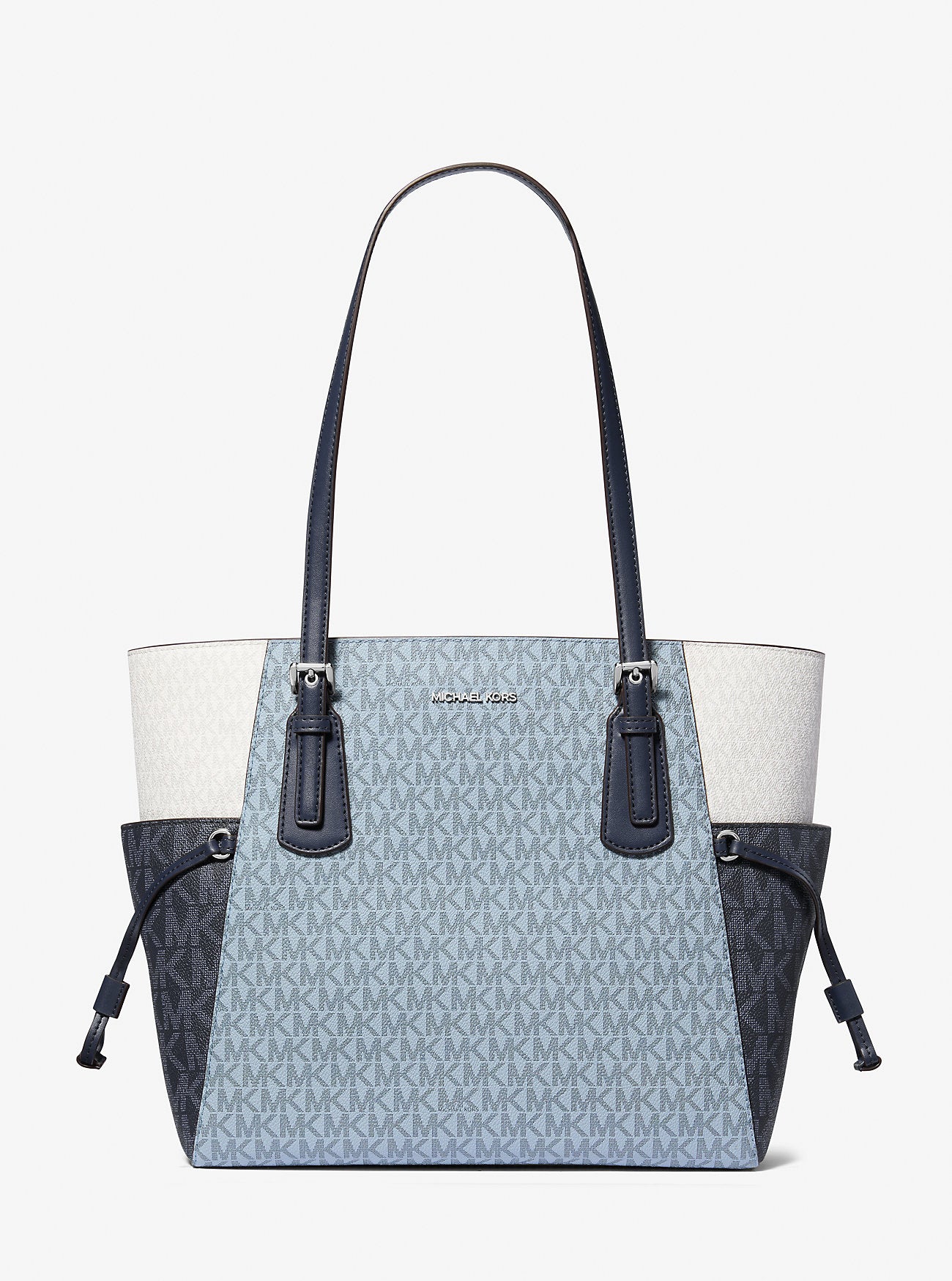 Voyager Large Color-Block Signature Logo Tote Bag Admirl Multi Admirl Multi