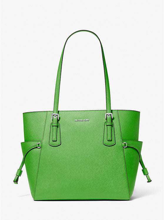 Micheal Kors Voyager Large Saffiano Leather Tote Bag Jungle