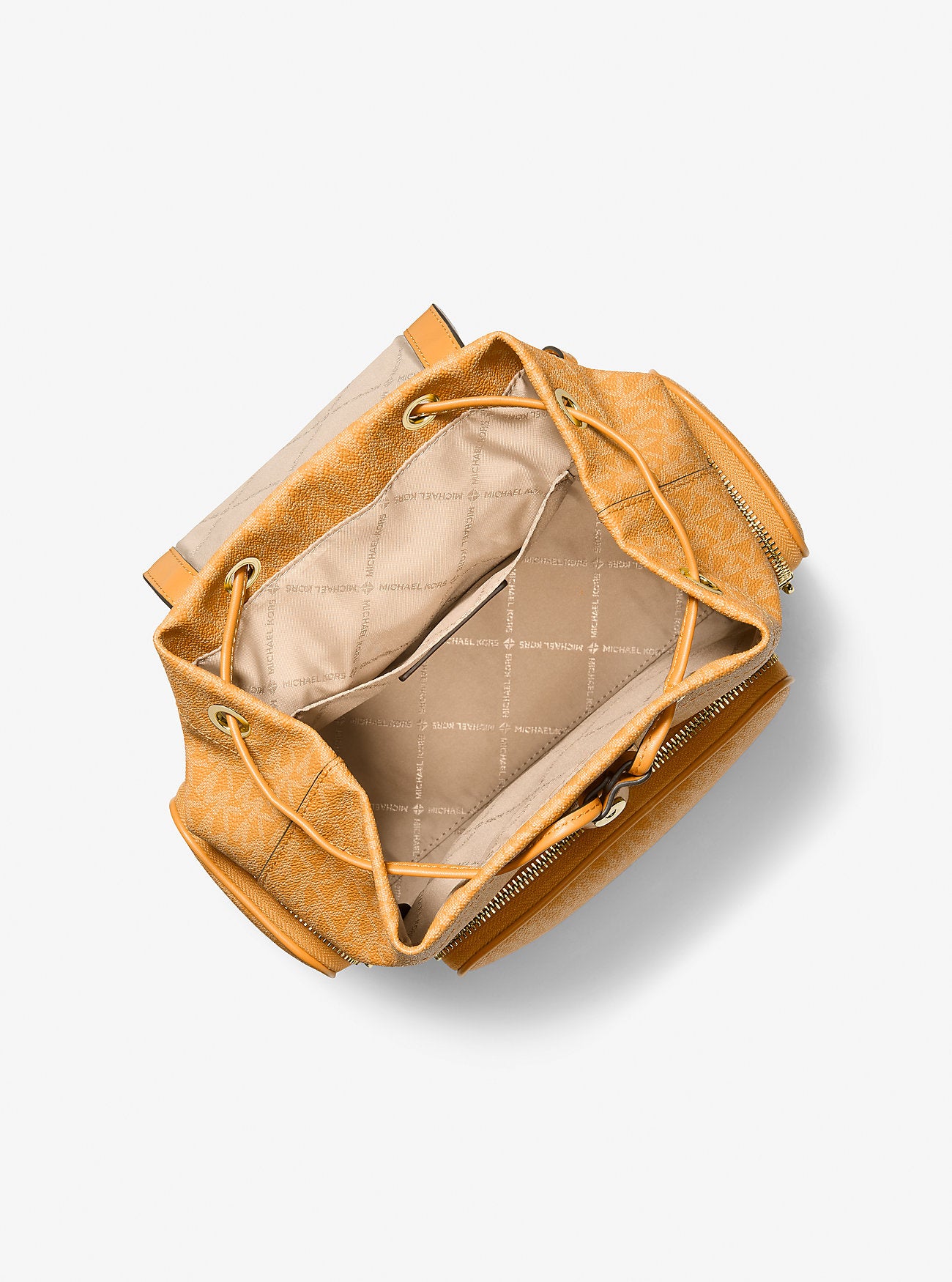 Merritt Small Signature Logo Cargo Backpack Radiant Orange Radiant Orange